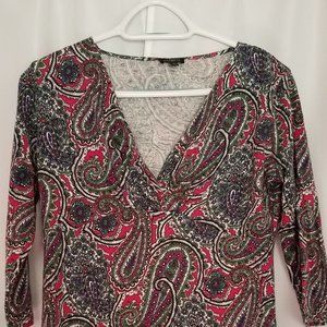 Talbots 3/4 sleeve top